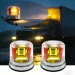 Single-Unit New LED Rotating Warning Light, Flashing 12V-24V, Aluminum Base Emergency Warning Light - Image 5