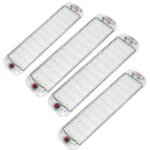 4Pack 12V LED RV Lights with ON/Off Switch - 10W Daylight 1000LM, Interior Lighting for RV Van Trailer Camper Boat