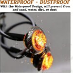 50-Pack 3/4-Inch Amber Red 3 LED Sealed Side Marker Lights Turn Signal Lights for Trailer, Van, Truck, Tractor, with Stainless Steel Ring, 12V DC - Image 4