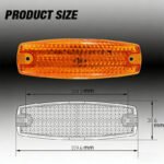 10-Pack High-Brightness COB Clearance Lights Suitable for Pickup Trucks, Buses, Trucks, Vans, Trailers, and Cargo Vehicles 24V DC - Image 4