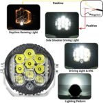 2pack 7 Inch Round LED Offroad Light with DRL, 90W Driving Light LED Light Bar, 8000LM Spot Flood Combo Work Light for Wrangler, ATV, SUV, UTV, Trucks, Pickup, 4x4, F150 - Image 7