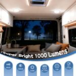 4-Pack 4-Inch 12V/24V LED Interior Dome Lights / Trunk Lights, 6500K White, with Switch — Suitable for Enclosed Trailers, Trucks, Campers, Vans, RVs, Utility Trailers, and Cargo Compartments. - Image 6