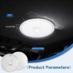 4-Pack 4-Inch 12V/24V LED Interior Dome Lights / Trunk Lights, 6500K White, with Switch — Suitable for Enclosed Trailers, Trucks, Campers, Vans, RVs, Utility Trailers, and Cargo Compartments. - Image 2