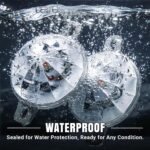 10-Pack Universal Waterproof LED Underbody Lights, LED Watermelon Lights 12V Color Flashing, Suitable for Trucks, Off-Road Motorcycles, Electric Vehicle Underbody Lights, Car Underbody Ambient Lighting Kit - Image 4