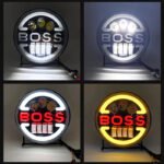 2Pcs 7 Inch LED Headlight Round, 160W 500% Angel Eye Halo Anti-glare High/Low Sealed Beam DRL Amber Turn Signal Light Compatible with Jeep Wrangler CJ JK LJ H1 H2 Hummer H1 H2 - Image 6