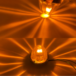 2 Glass Watermelon Lamps with Transparent Lens LED Side Markers, IP67, Suitable for Trucks, Trailers, and Off-Road Vehicles - Image 5