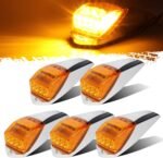 17 LED amber truck cab marker light bright roof running light for semi trucks