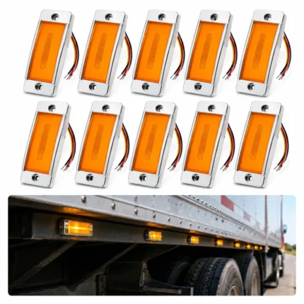 24V truck marker light with steady on and flashing function