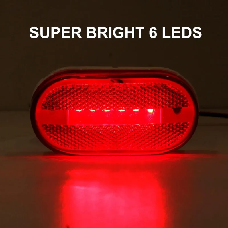 yfd lighting red LED side marker clearance lights for trailer truck camper RV