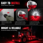 installation guide for white and red watermelon truck lights