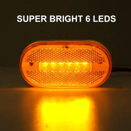 yfd lighting amber front rear side marker lights for RV camper truck trailer