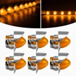 yfd lighting amber mini watermelon LED light glowing effect for truck marker lighting
