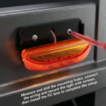Amber LED truck clearance light waterproof marker lamp for trailers and RVs