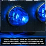 IP67 waterproof blue watermelon LED marker lights for trucks trailers RVs and exterior vehicle use