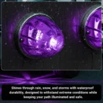 IP67 waterproof purple watermelon LED marker lights for trucks trailers RVs and exterior vehicle use