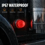 IP67 waterproof red watermelon LED truck marker light for trucks and trailers