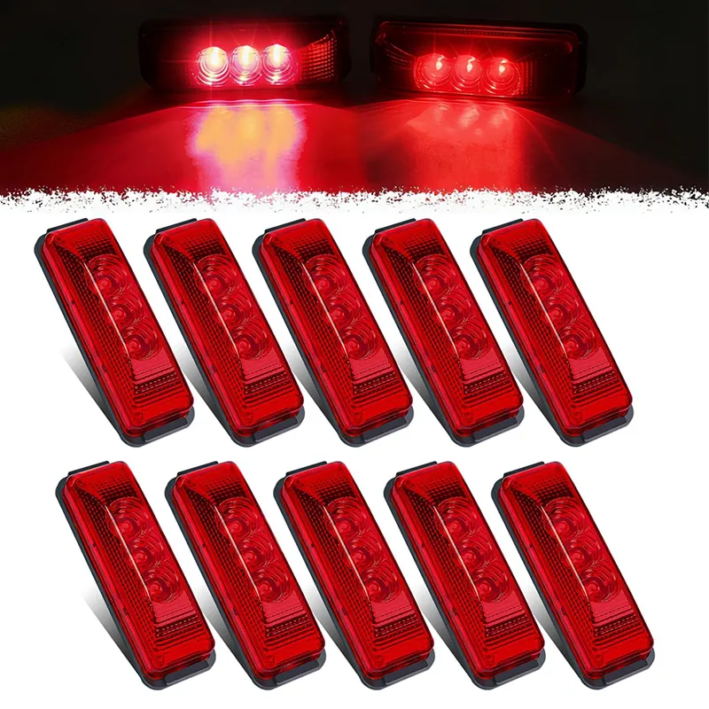 Red Trailer Running Light with PC Lens Red trailer running light with PC lens for clearance and marker lighting