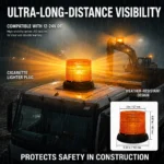 9V 36V emergency strobe light for trucks forklifts tractors snowplows and construction vehicles