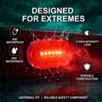 yfd lighting waterproof red rectangular LED clearance lights with sealed housing
