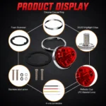 yfdlighting amber watermelon LED clearance light parts and components