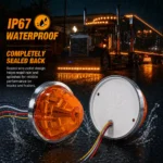 yfdlighting waterproof amber watermelon LED clearance light for trucks and trailers