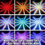 Vibrant multicolor lighting effect from watermelon LED chassis lights at night