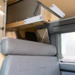 Installation guide for mounting a 12W LED interior reading light inside an RV, camper, motorhome, or truck cab